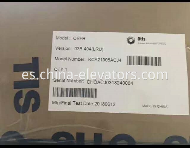 OTIS Elevador OVFR03B-404(LRU) Inversor KCA21305ACJ4 OTIS Elevator OVFR03B-404(LRU) Inverter KCA21305ACJ4